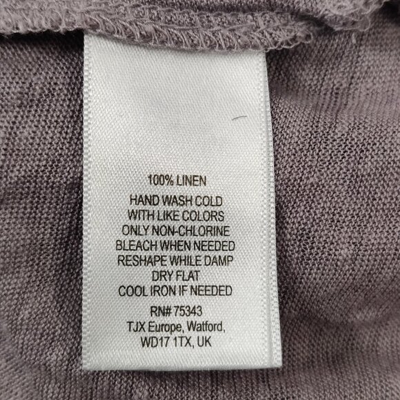 Cynthia Rowley Women's 100% Linen Tunic Tank Top Size Medium Rose Pink Summer - Picture 6 of 10